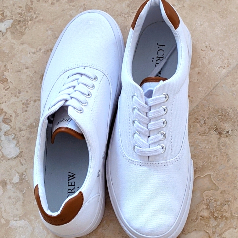 NWOB J.CREW FACTORY WOMEN'S ROAD TRIP CANVAS SNEAKERS